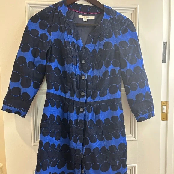 Boden Corduroy Shirt Dress - Picture 1 of 8